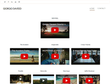 Tablet Screenshot of giorgiodaveed.com